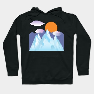 Ice Mountain Sunrise Hoodie